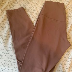 Lululemon Aligns 25”/ Size 4/ Pinkish nude